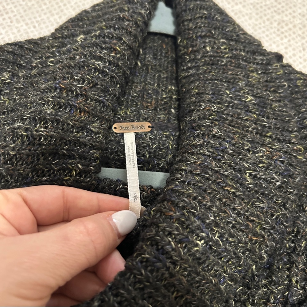 Free People Dylan Wool Tweedy Pullover - Picture 7 of 7